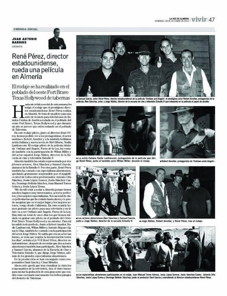 Outlaws and Angels — Piloto de serie western